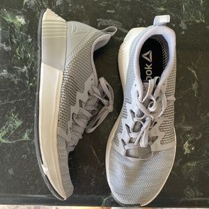 Reebok gray tennis shoes size 8